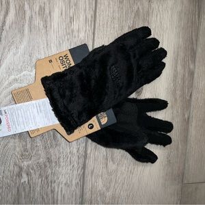 The north face osito gloves etip size L black New